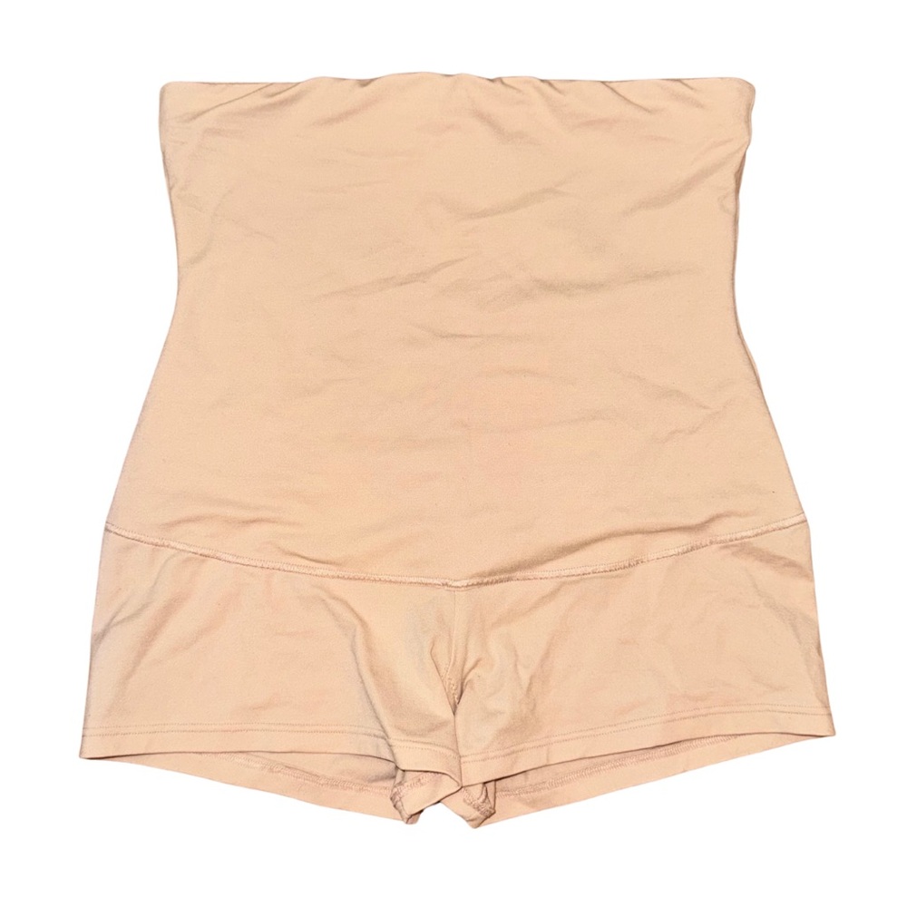 ‘Maidenform’ tan high-waisted tummy control shapewear shorts - size L